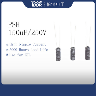 एनर्जी सेव लैंप के लिए वाइड टेम्परेचर 22X35MM 10uf 250v कैपेसिटर
