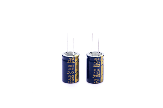 100uF500V एलईडी लाइट कैपेसिटर 22x35mm