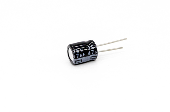 47uf35v एल्यूमिनियम इलेक्ट्रोलाइटिक कैपेसिटर 6.3x7