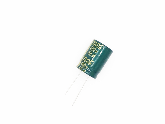 18X25 उच्च आवृत्ति कम ESR संधारित्र 68UF400V