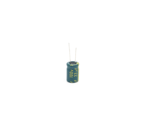 उच्च आवृत्ति 100uF 80V एल्यूमिनियम इलेक्ट्रोलाइटिक संधारित्र 10X20mm 5000 घंटे