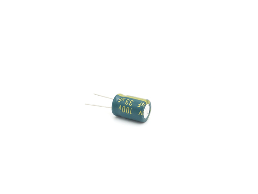 उच्च आवृत्ति 100uF 80V एल्यूमिनियम इलेक्ट्रोलाइटिक संधारित्र 10X20mm 5000 घंटे