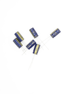 10UF 250V 8x16mm रेडियल इलेक्ट्रोलाइटिक कैपेसिटर 20% सहिष्णुता