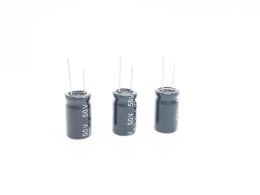 SMR 220UF 50V रेडियल एल्युमिनियम इलेक्ट्रोलाइटिक कैपेसिटर 10X17MM