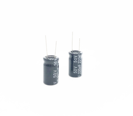 SMR 220UF 50V रेडियल एल्युमिनियम इलेक्ट्रोलाइटिक कैपेसिटर 10X17MM