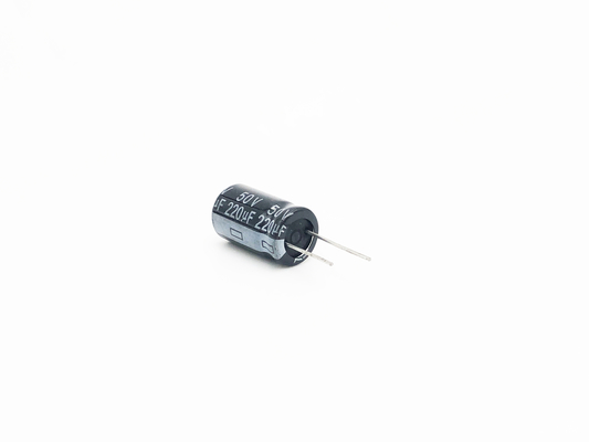 SMR 220UF 50V रेडियल एल्युमिनियम इलेक्ट्रोलाइटिक कैपेसिटर 10X17MM
