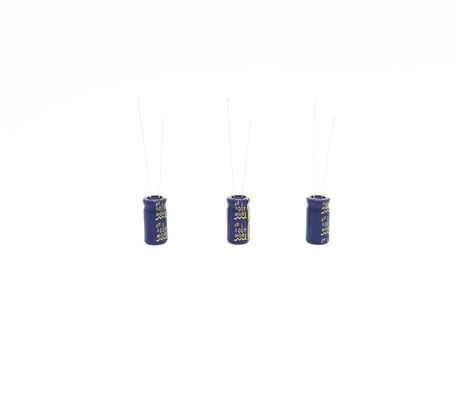 1UF400V 6.3X12MM रेडियल एल्यूमिनियम इलेक्ट्रोलाइटिक कैपेसिटर वाइड तापमान: