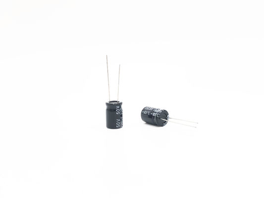 एल्यूमिनियम 10X13mm 220uf 50v इलेक्ट्रोलाइटिक कैपेसिटर 20% सहनशीलता