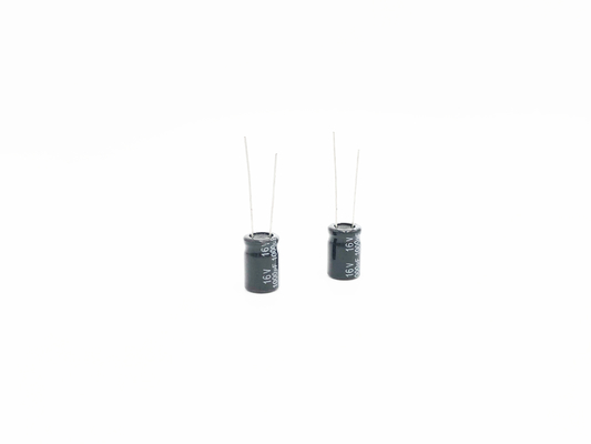 उच्च तापमान सर्किट लघु संधारित्र 1000UF16V 10X16mm
