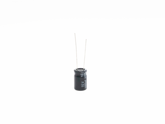 उच्च तापमान सर्किट लघु संधारित्र 1000UF16V 10X16mm