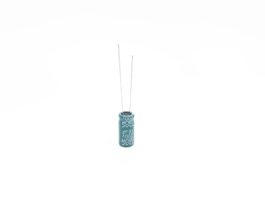 ISO9001 8X16MM रेडियल एल्युमिनियम इलेक्ट्रोलाइटिक कैपेसिटर 10UF200V