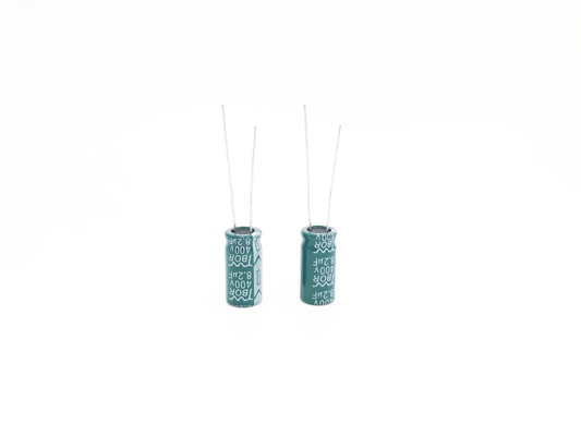 8.2UF 400V हाई रिपल करंट इलेक्ट्रोलाइटिक कैपेसिटर 13X20mm