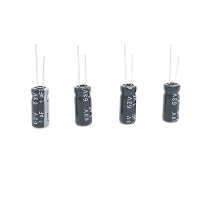 5x11mm 1UF 63V रेडियल इलेक्ट्रोलाइटिक कैपेसिटर उच्च तापमान सर्किट