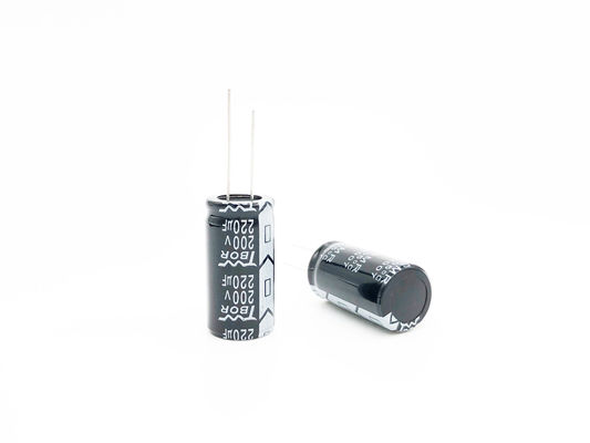 220uF 200V रेडियल लीड कैपेसिटर 18X35mm सामान्य प्रयोजन संधारित्र
