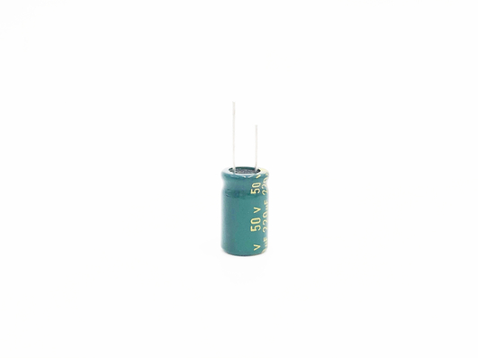 एलईडी लाइट के लिए PHR 220UF 50V हाई फ्रीक्वेंसी एल्युमिनियम इलेक्ट्रोलाइटिक कैपेसिटर