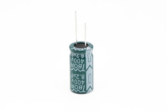 TW BOR 13x20mm 8.2 Uf 400v कैपेसिटर 8000 घंटे लोड लाइफ