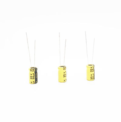 56UF35V श्रीमती इलेक्ट्रोलाइटिक कैपेसिटर 6.3x11mm उच्च तापमान इलेक्ट्रोलाइटिक कैपेसिटर