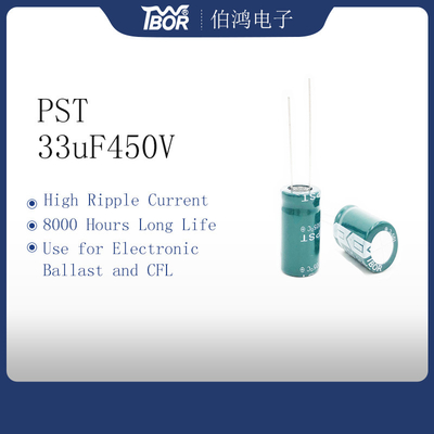 TW BOR हाई रिपल करंट कैपेसिटर 33uF 450V